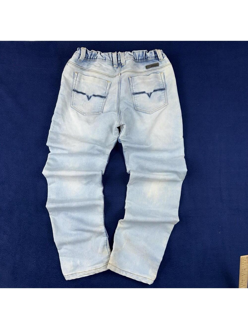 Diesel Krooley JoggJeans Light Wash Elastic Waist Denim Jeans Men’s 30x31 Taper